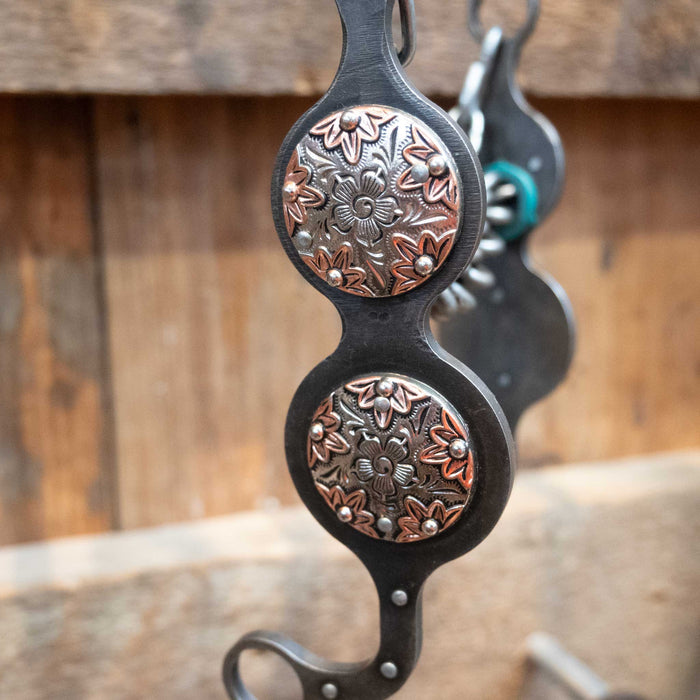 Petska Chain Silver Star Conchos Bit