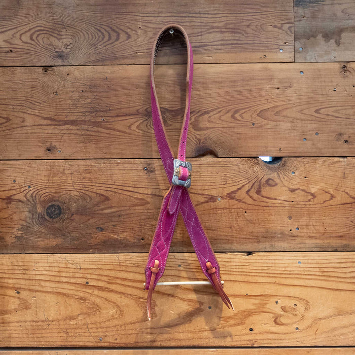 Pink 3/4" Split Ear Headstall