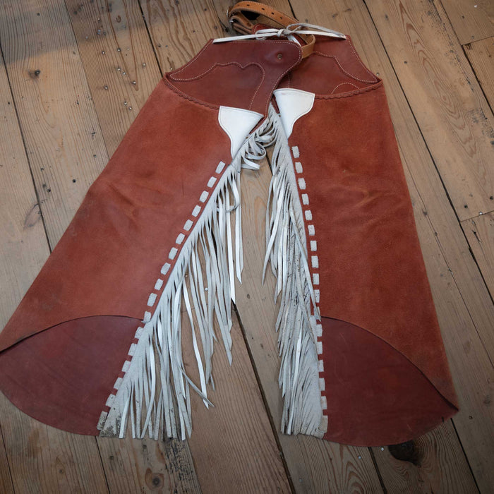 Used Paden Shafer Roughout Stepthrough Chaps Tack - Chaps & Chinks Paden Shafer