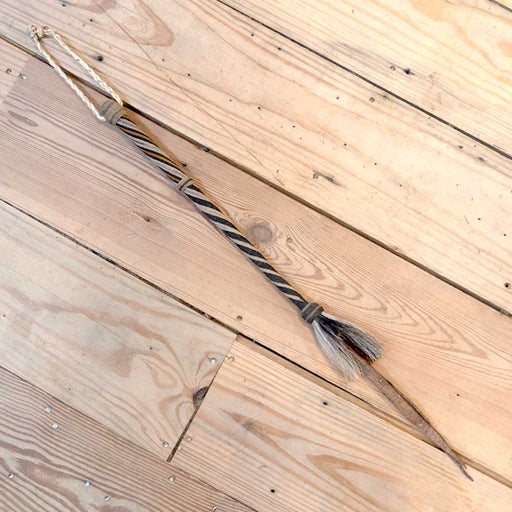 Braided Horsehair 26" Quirt w/Popper Tack - Whips, Crops & Quirts SHOPMADE