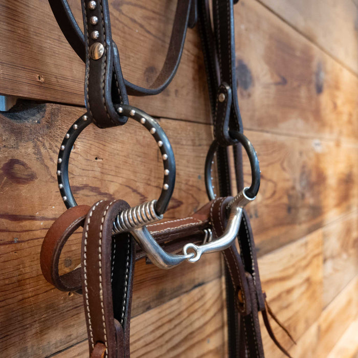 Myler D-Ring Snaffle Bridle Rig