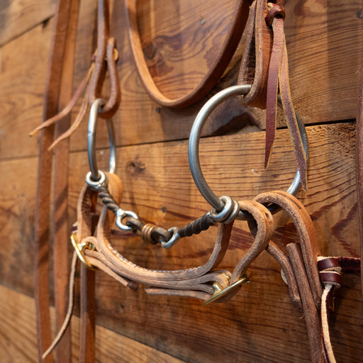Kerry Kelley O-Ring Twisted Dog Bone Bridle Rig Tack - Rigs Kerry Kelley