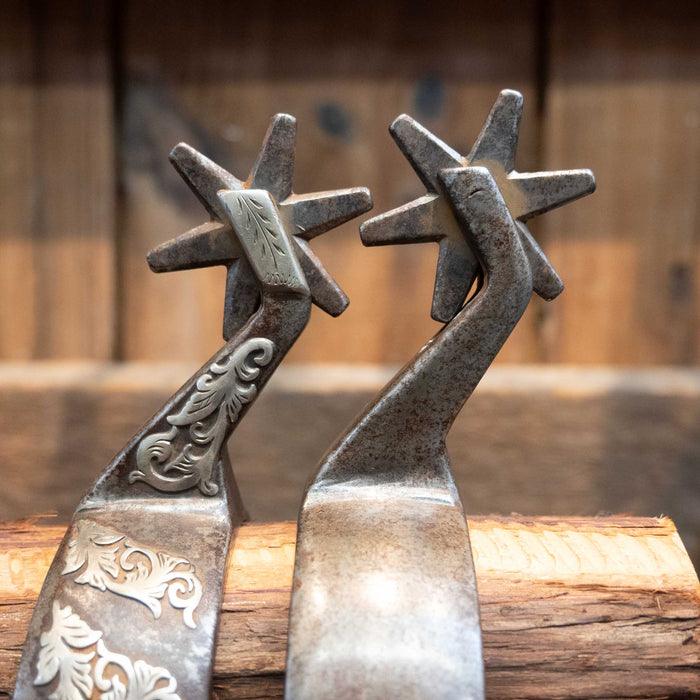 Kerry Kelley Silver Mounted 6pt. Spurs
