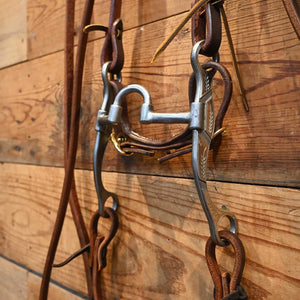 Bridle Rig - Josh Ownbey Silver Mounted Correction Bit  RIG800 Tack - Rigs Josh Ownbey Cowboy Line   