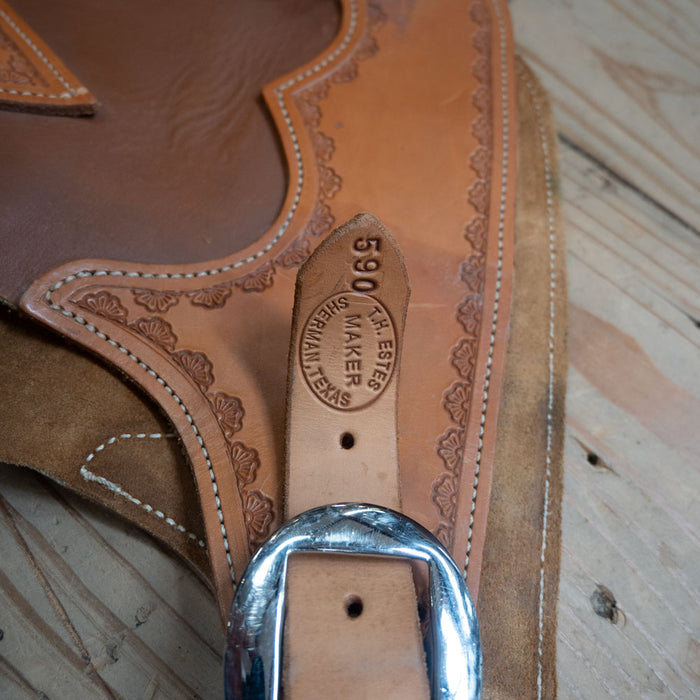 Used T. H. Estes Batwing Chaps Tack - Chaps & Chinks T.H. Estes
