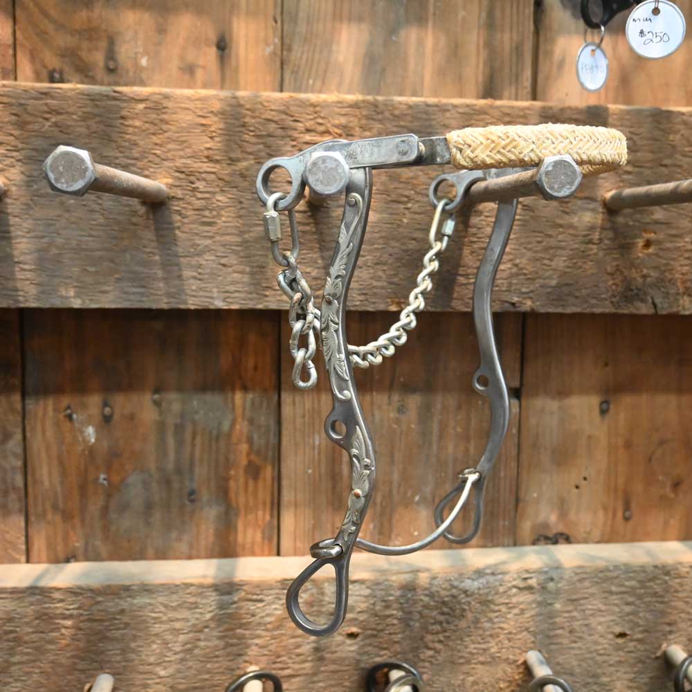 Kerry Kelley Silver Mounted Hackamore - TI1286 Tack - Bits Kerry Kelley