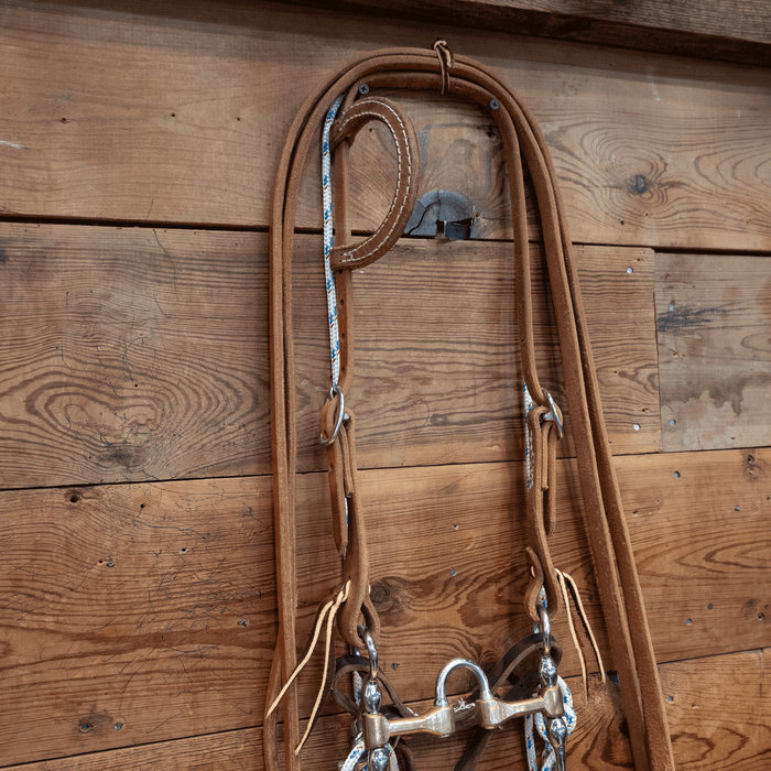 Cow Horse Supply Correction Bridle Rig w/ String Martingale