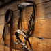 Vintage Nickel Dotted Cavesson & Horse Bridle Rig Tack - Rigs MISC