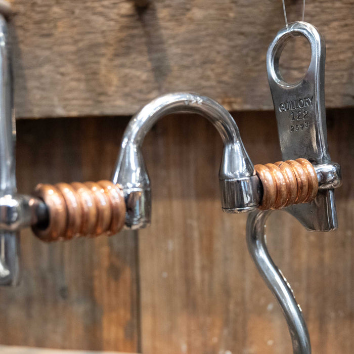 Barry Guillory Silver Mounted Correction Bit w/Copper Rings