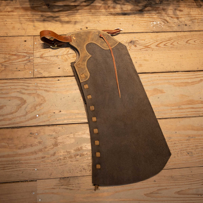 Kid's 24" WLC Stepthrough Chaps - Select Color Tack - Chaps & Chinks WLC Brown 4