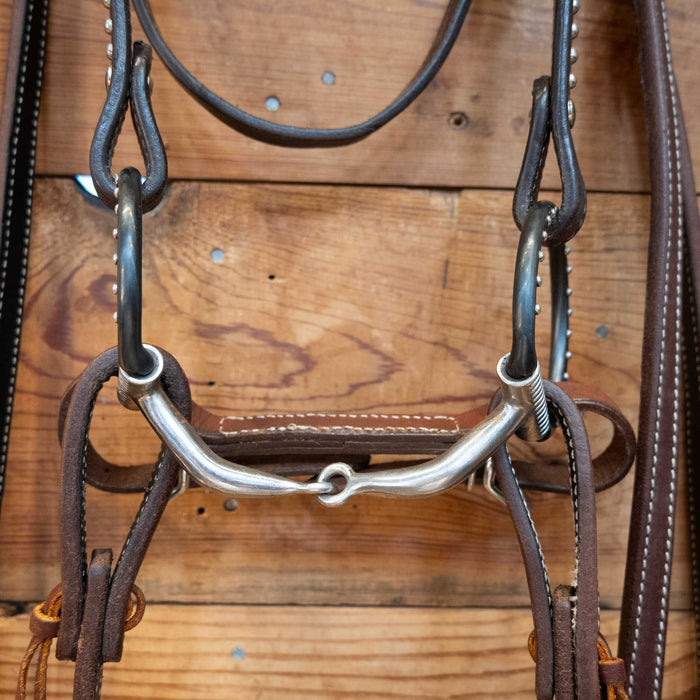 Myler D-Ring Snaffle Bridle Rig
