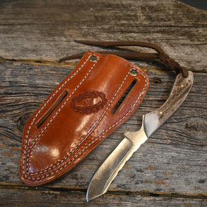 Justin Wiley Handmade Knife with Leather Sheath WK013 Knives - Knife Accessories JUSTIN WILEY   