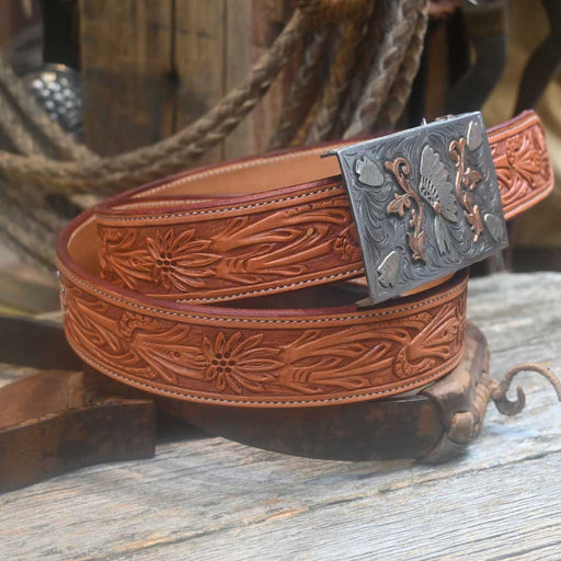Western Belt Handmade by Ross Bullinger 36" RB006 MEN - Accessories - Belts & Suspenders Ross Bullinger
