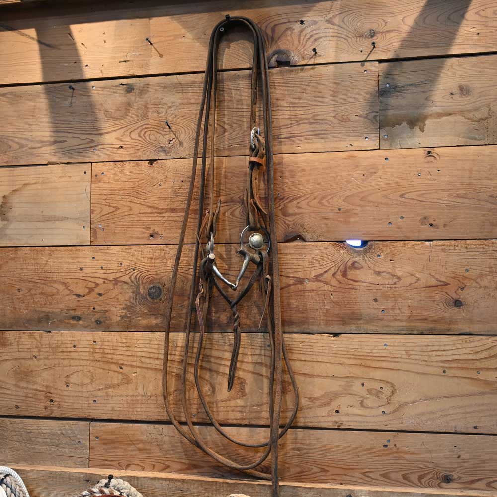 Bridle Rig - D. Miller Smooth Silver Mounted Snaffle  Bit RIG703