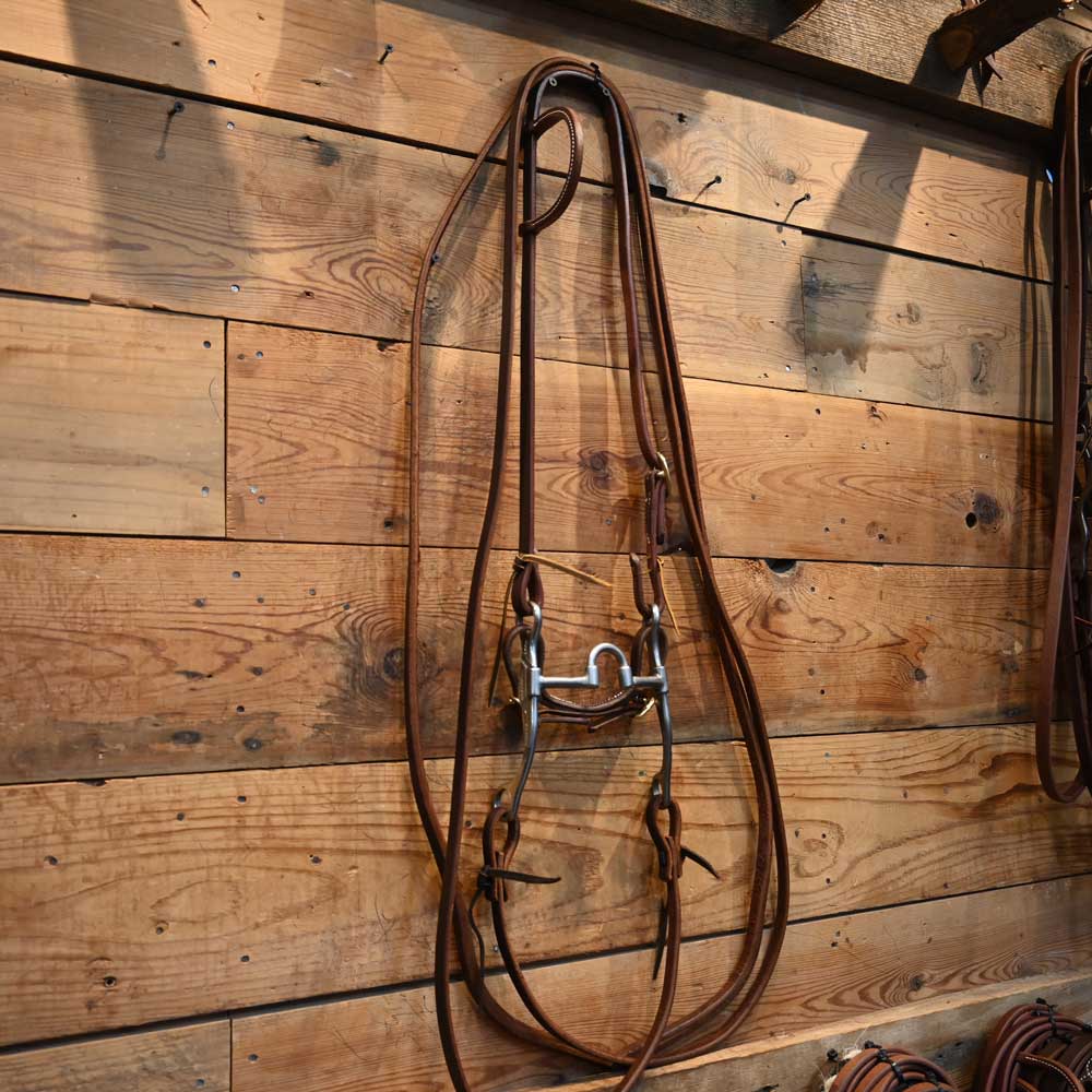 Bridle Rig - Josh Ownbey Silver Mounted Correction Bit  RIG800 Tack - Rigs Josh Ownbey Cowboy Line   