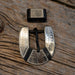 1" Stamped Case Edmonds Silver Mounted Headstall Buckle Tack - Conchos & Hardware Case Edmonds