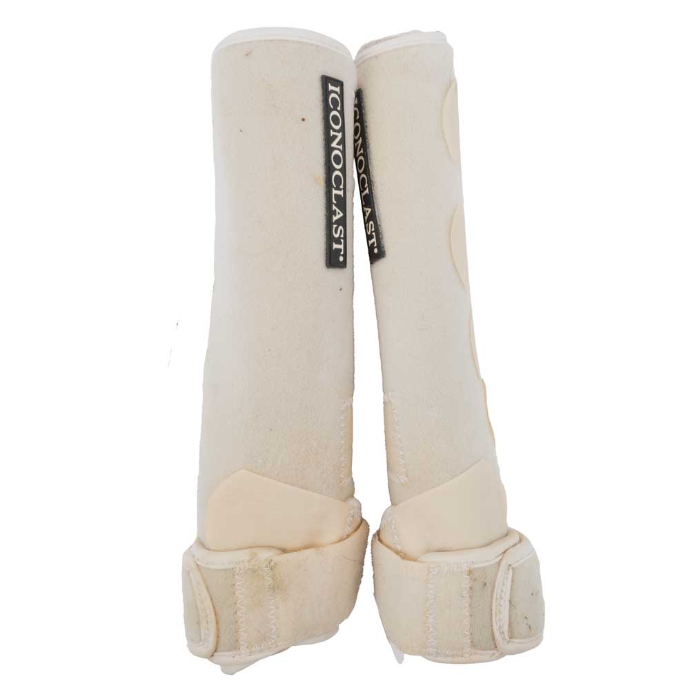 Used Iconoclast Splint Boots Hind Tall Medium White Sale Barn MISC   