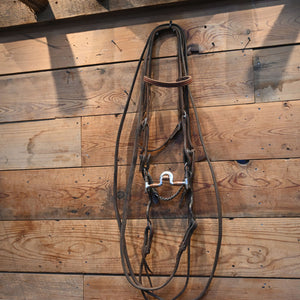 Bridle Rig - Silver Accent Shanks - Port with Roller SBR619 Sale Barn MISC