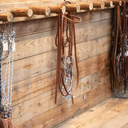 CHS Twisted Snaffle w/German Martingale Tack - Training Cow Horse Supply