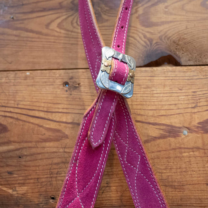 Pink 3/4" Split Ear Headstall