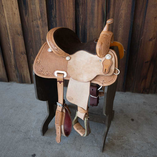 12.5" TESKEY'S COMPETITION SERIES BARREL SADDLE Saddles - New Teskey's Saddlery