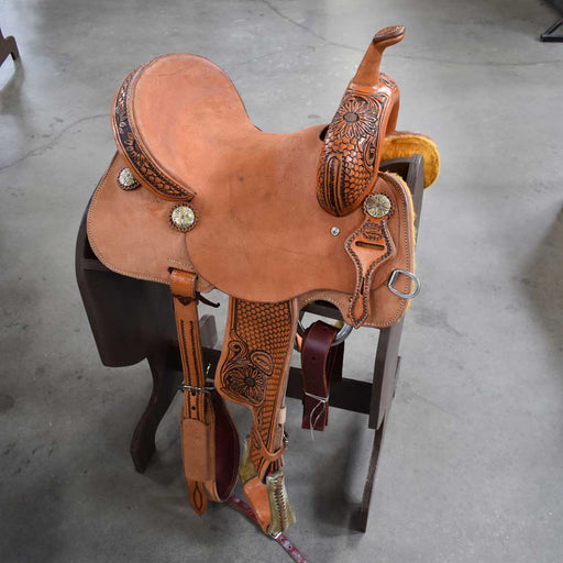 14" TESKEY'S BARREL SADDLE Saddles - New Teskey's Saddlery