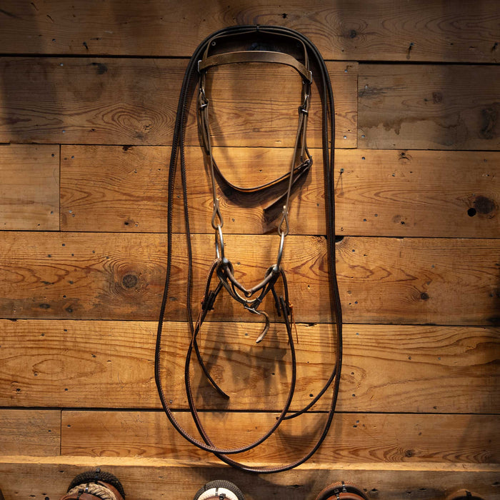Reinsman D-Ring Snaffle Bridle Rig Tack - Rigs Reinsman