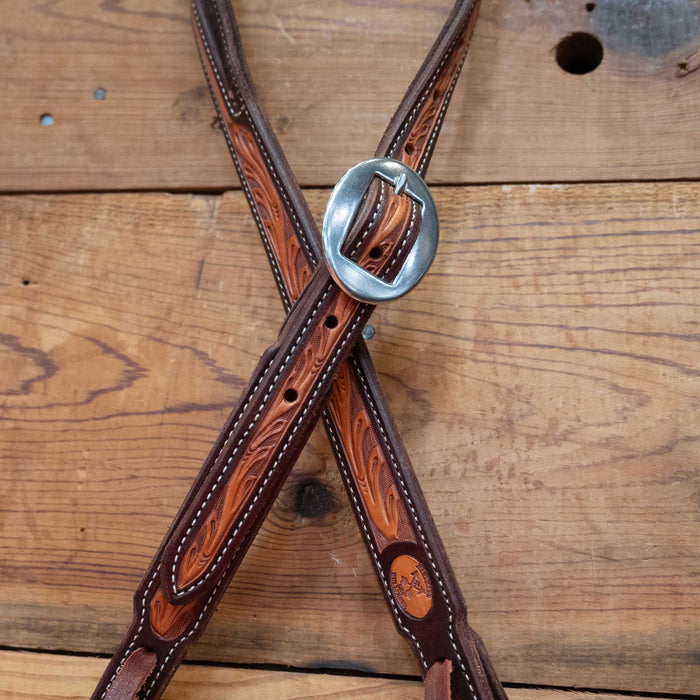 Ross Bullinger 3/4" Tooled Headstall  AAHS067