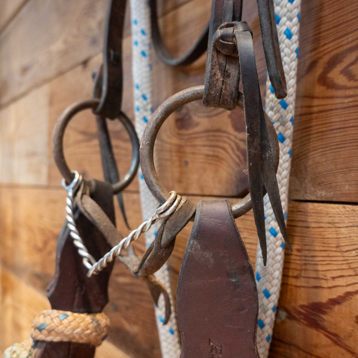 O-Ring Twisted Wire Snaffle Bridle Rig w/ Browband Headstall
