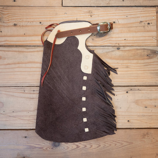 Kid's Chocolate Roughout Chaps Tack - Chaps & Chinks WLC