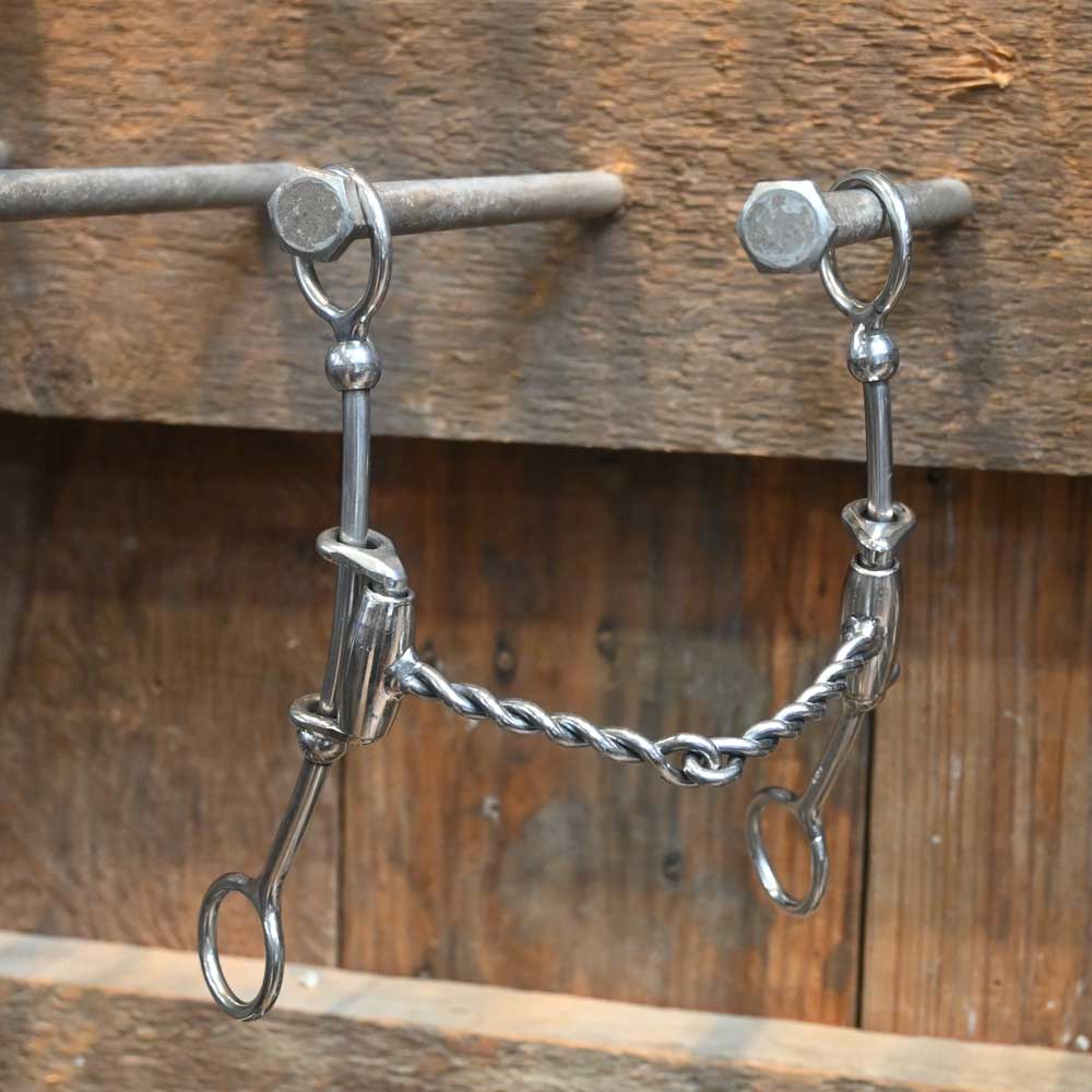 Cow Horse Supply - Sliding Gag - 2-Piece Twisted CHS256 Tack - Bits Cow Horse Supply