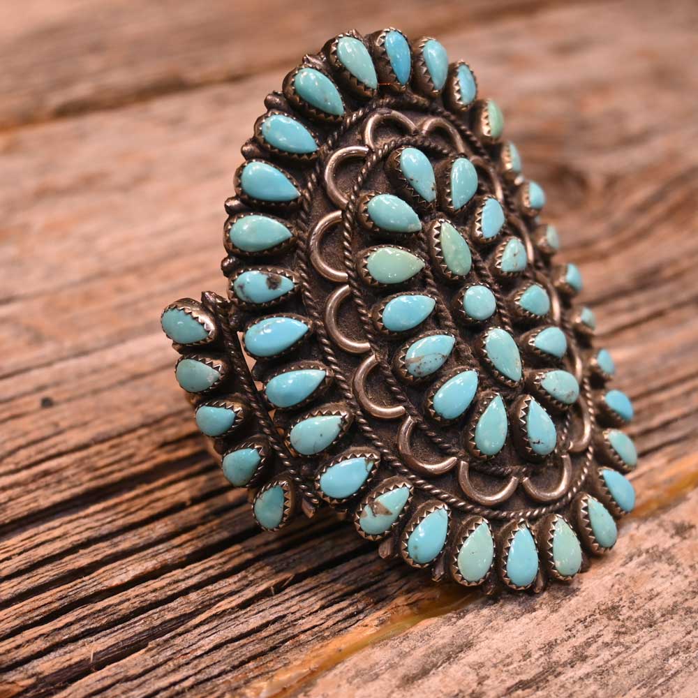 1930's Zuni Tribe Turquoise Bracelet   _CA894 Collectibles MISC   