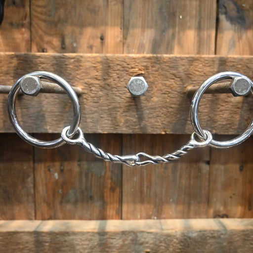 Cow Horse Supply DL Twist - O-Ring Snaffle Bit Tack - Bits Cow Horse Supply