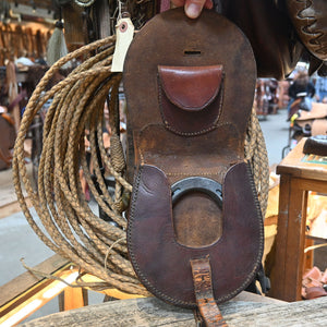 Rare WWII Military Horsehshoe Saddle Bag Collectibles WWII Military Horse Shoe