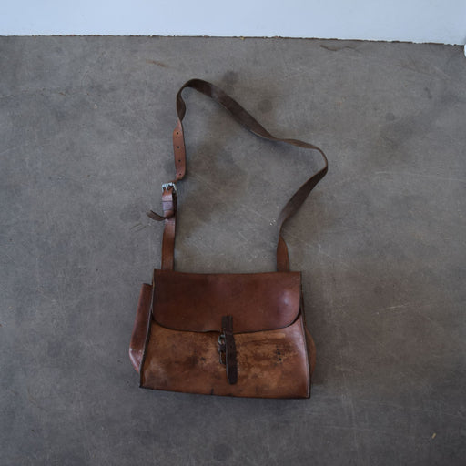 Used Vintage German Leather Saddle Bag Sale Barn Teskey's   