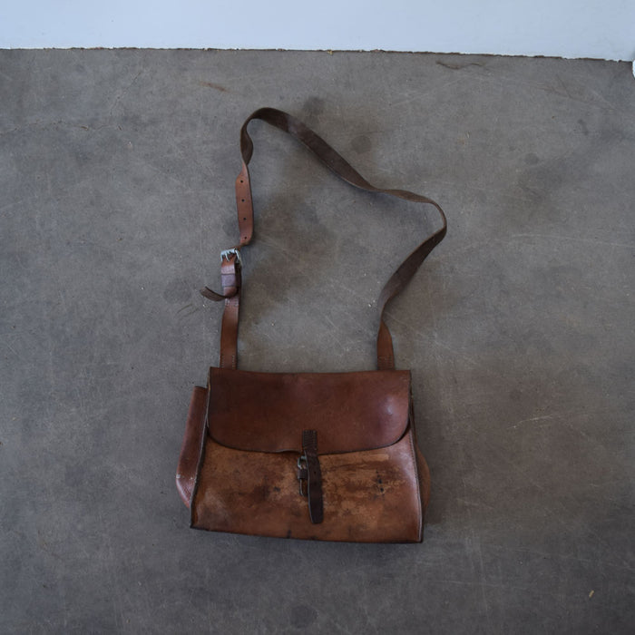Used Vintage German Leather Saddle Bag Sale Barn Teskey's   