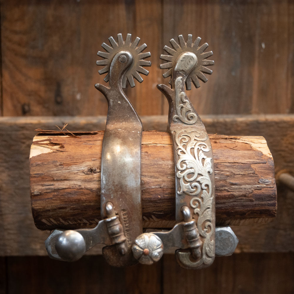 Kerry Kelley Silver Mounted Spurs 961