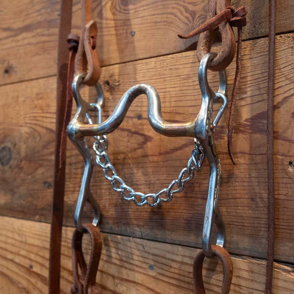 Solid Port Silver Mounted Bridle Rig