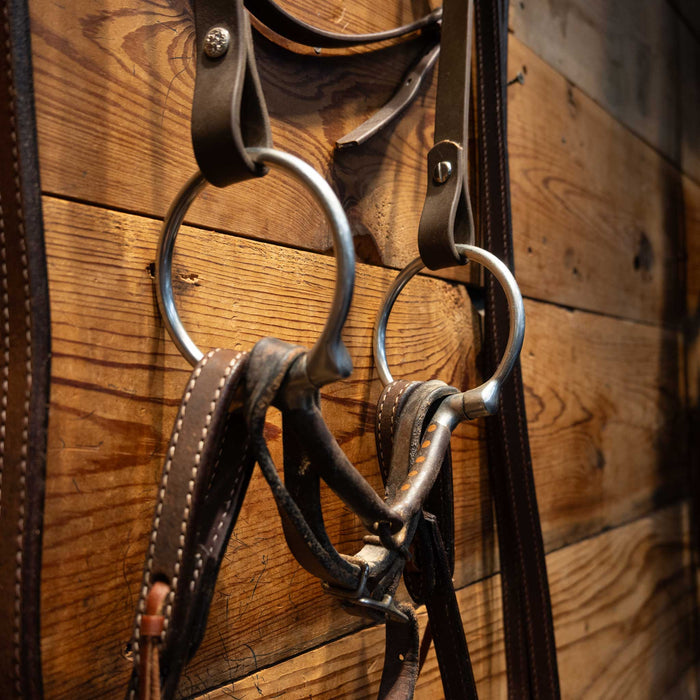 Reinsman D-Ring Snaffle Bridle Rig Tack - Rigs Reinsman