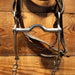 Vintage Nickel Dotted Cavesson & Horse Bridle Rig Tack - Rigs MISC