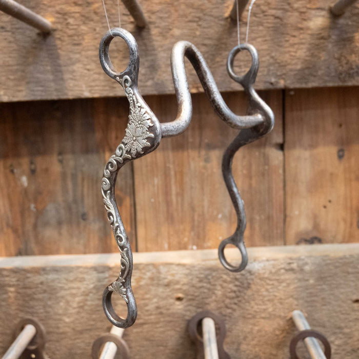 Kris Rinks Silver Mounted Solid Port Bit