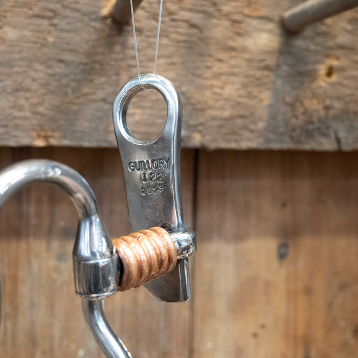 Barry Guillory Silver Mounted Correction Bit w/Copper Rings