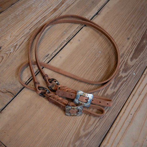 Joe Hipp 8' Roping Reins w/ Teskey's Hardware Tack - Reins Joe Hipp