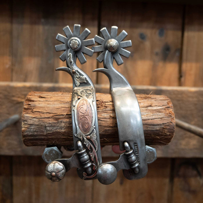 Kerry Kelley Silver Mounted 10pt Spurs