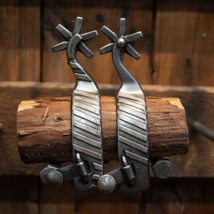 Farkas Silver Mounted 6pt Spurs