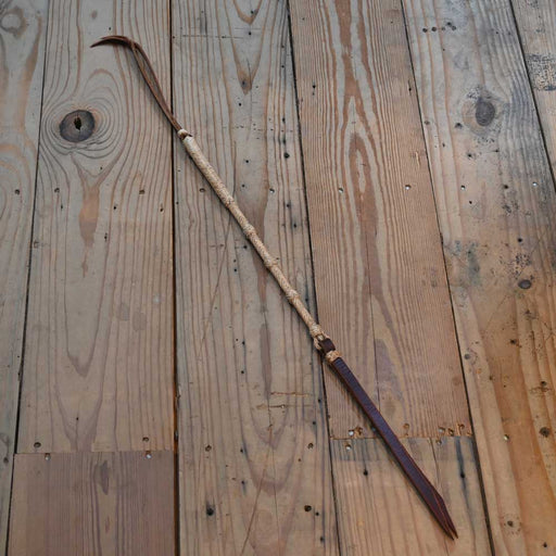 Handmade 26" BILL ELLIOTT Rawhide Quirt Tack - Whips, Crops & Quirts Bill Elliott