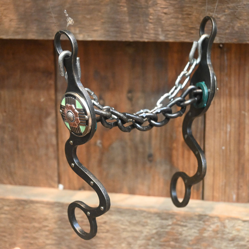 Paul Petska - Chain - Turquoise Sq. Bit PP297 Tack - Bits Paul Petska   