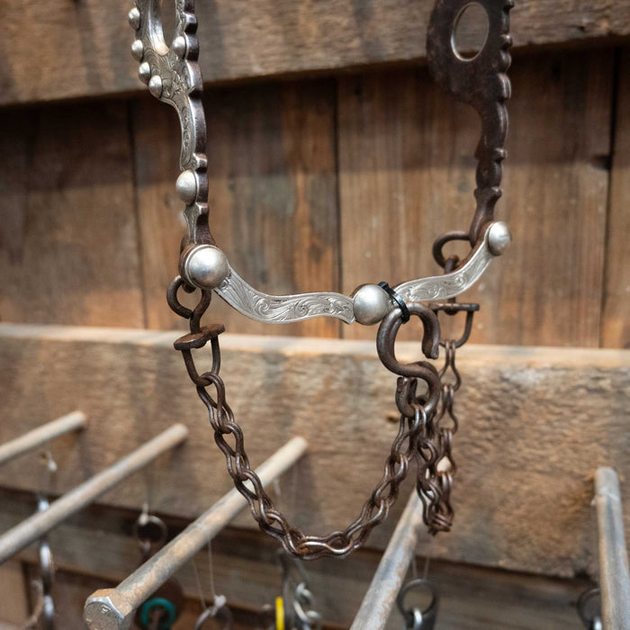 MARSH BROS. Silver Mounted Spade Bit