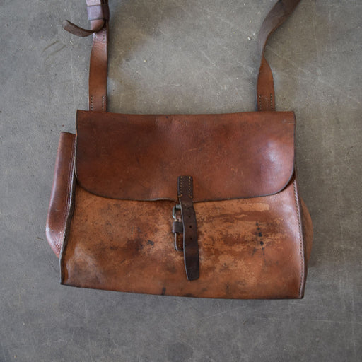 Used Vintage German Leather Saddle Bag Sale Barn Teskey's   