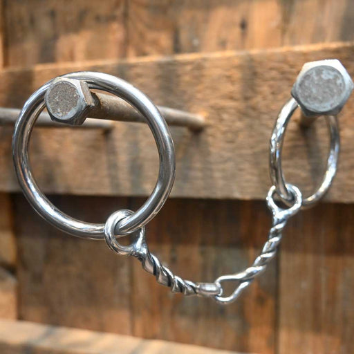 Cow Horse Supply DL Twist - O-Ring Snaffle Bit Tack - Bits Cow Horse Supply